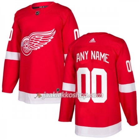 Miehille NHL Detroit Red Wings Pelipaita Custom Adidas 2017-2018 Punainen Authentic